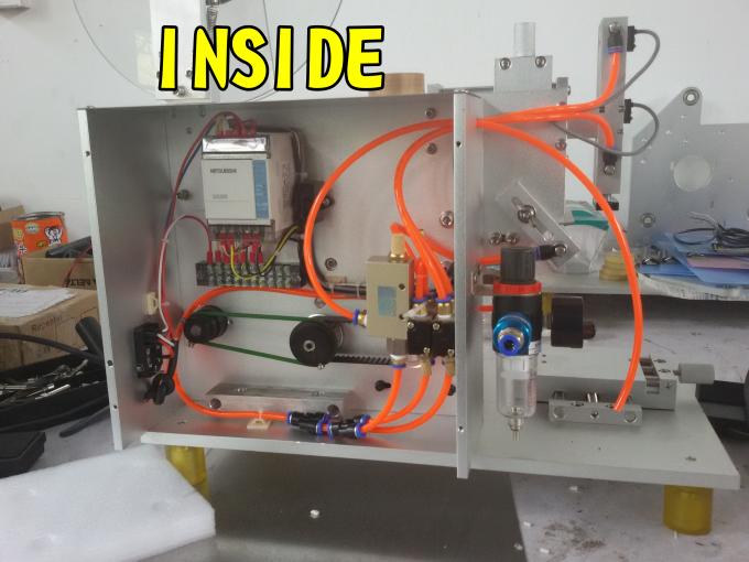 SUS304 Зэвэрдэггүй ган эдийн засгийн шилэн шошгоны зориулалттай давхар хажуугийн наалт шошголох машин