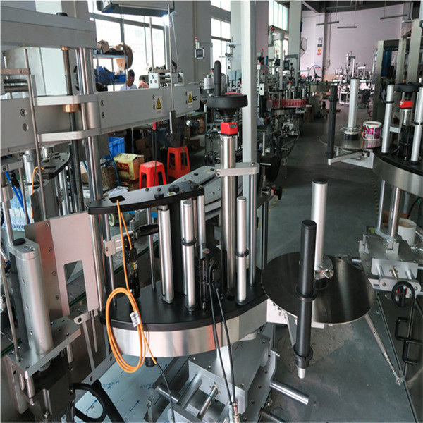 Хуванцар / шилэн лонхны хоёр талт шошгоны машин, дөрвөлжин лонхны хаяг