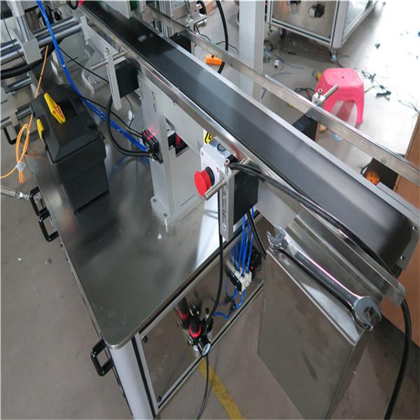 Гурван тал Автомат дөрвөлжин лонх шошголох машин Цахилгаан хөдөлгүүртэй төрөл