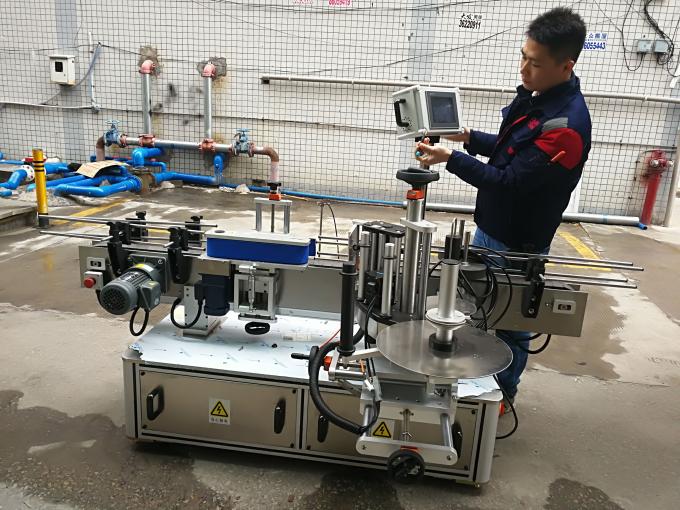 Бүрэн автомат дугуй лонхны наалт шошголох машин (туузны төрөл)