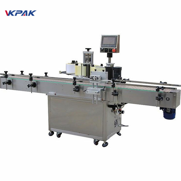 Автомат тос босоо өөрөө наалддаг дугуй лонх шошголох машин