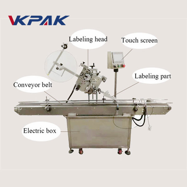 Цахилгаан Нүдний Автомат Хавтгай Гадаргуутай Шошгоны Хэрэглээний Хөнгөн Шошголох Машин