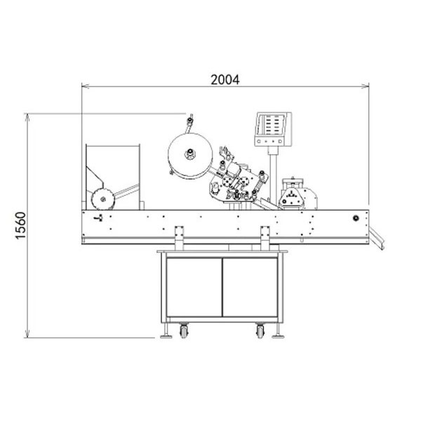 Жижиг лонхонд зориулсан өндөр хурдны бүрэн автомат шилэн шошгоны машин
