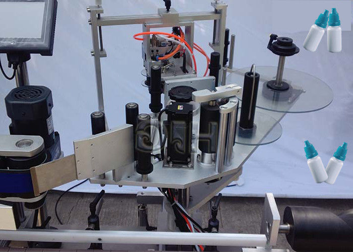 Хятад улсын дээд / доод талын босоо наалт дугуй лонх шошголох машин. Автомат нийлүүлэгч